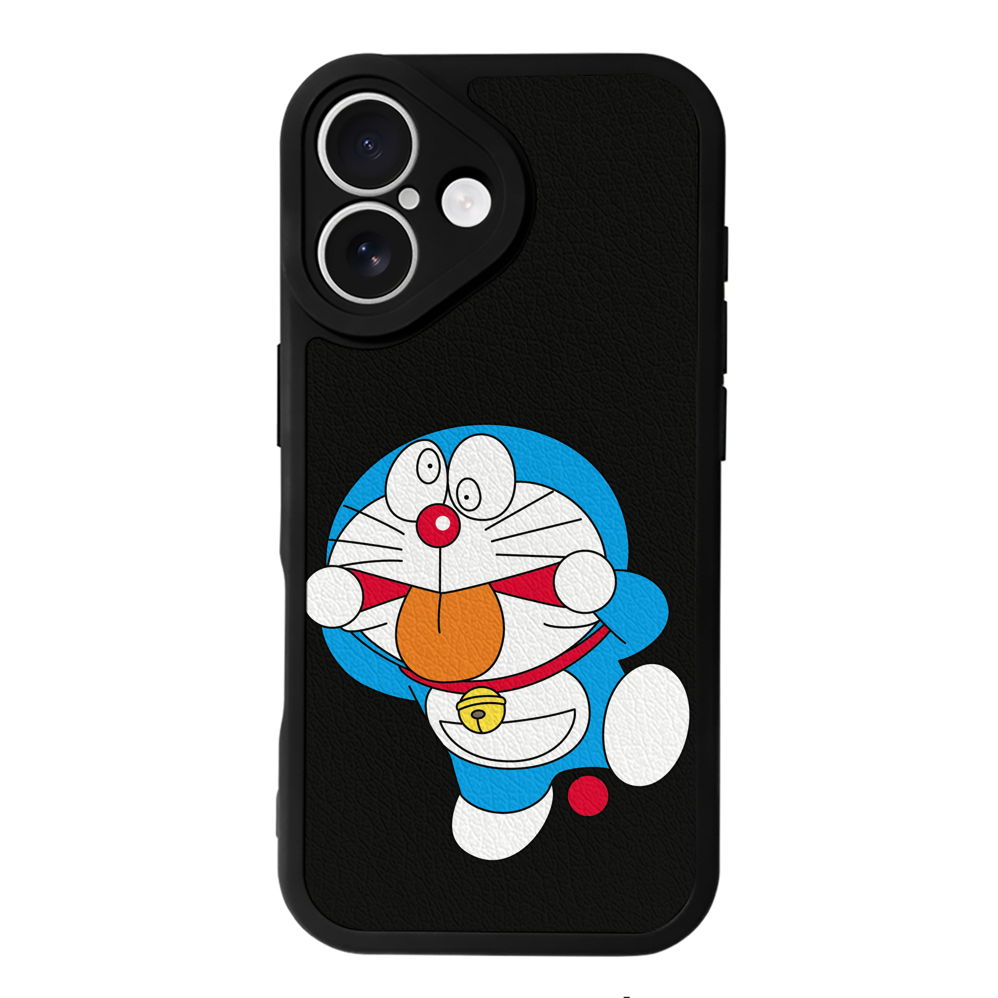 （画像用） ドラえもん Doraemon 【iPhone 16シリーズ対応】シリコンスマホケース（レザー調） 材質：シリコン